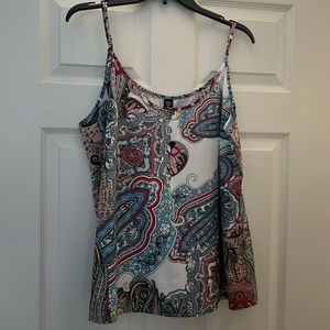 Shein Plus Paisley Print Cami NWOT